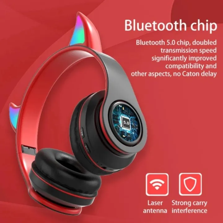 Devil%20Ear%20Bluetooth%20Headphones%20With%20Microphone%20Stereo%20Music%20RGB%20Flashing%20For%20Cell%20Phones%20Pc%20Gamer%20Gaming%20Headset%20Kids%20Boys%20Gift%20-%20Image%208