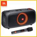JBL PartyBox On-The-Go Portable Party Speaker with Microphone.