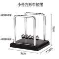 Chaos ornament perpetual motion machine Newton pendulum ball creative magnetic levitation physics office desktop home decoration. 
