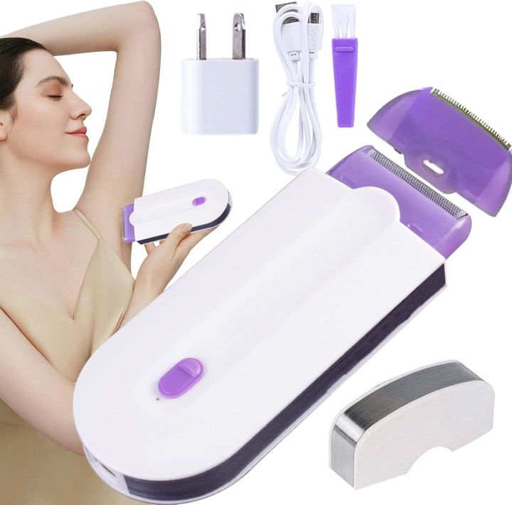 Finishing%20Touch%20Beauty%20Tools%20Silky%20Smooth%20Hair%20Eraser,%20Painless%20Hair%20Removal%20Tool,%20Women%20Laser%20Rechargeable%20Epilator%20Remover,%20Smooth%20Touch%20Hair%20Removal%20Razor%20Sensor%20-%20Image%204