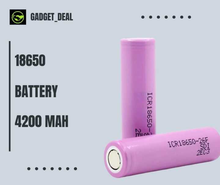 3.7V  18650 4200Mah rechargeable Battery (1 pc)