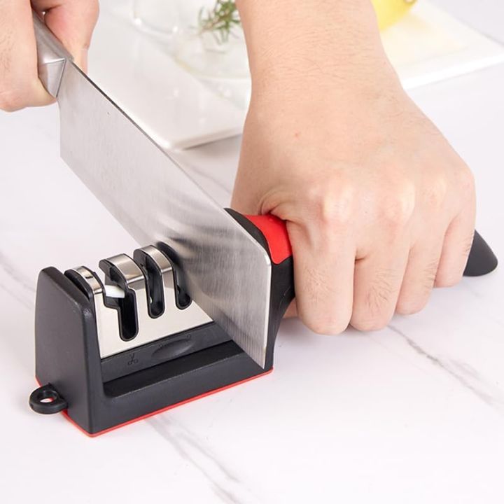 Plastic%20and%20Stainless%20Steel%20Knife%20Sharpener%20Effortlessly%20Enhances%20Blade's%20Sharpness,%20Ensuring%20Optimal%20Cutting%20Performance%20and%20Durability%20-%20Image%208
