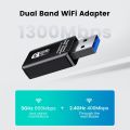 5ghz Wifi Adapter Wi-fi Adapter 5g USB Wifi Card Network Card Dongle Key Antenna Wireless Wi Fi Receiver Ethernet Adapter For PC.