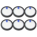 6 Pcs Washable Filter for PRETTYCARE W200 W300 W400 Vacuum Cleaner Replacement Cordless Vac Replacement Accessories. 