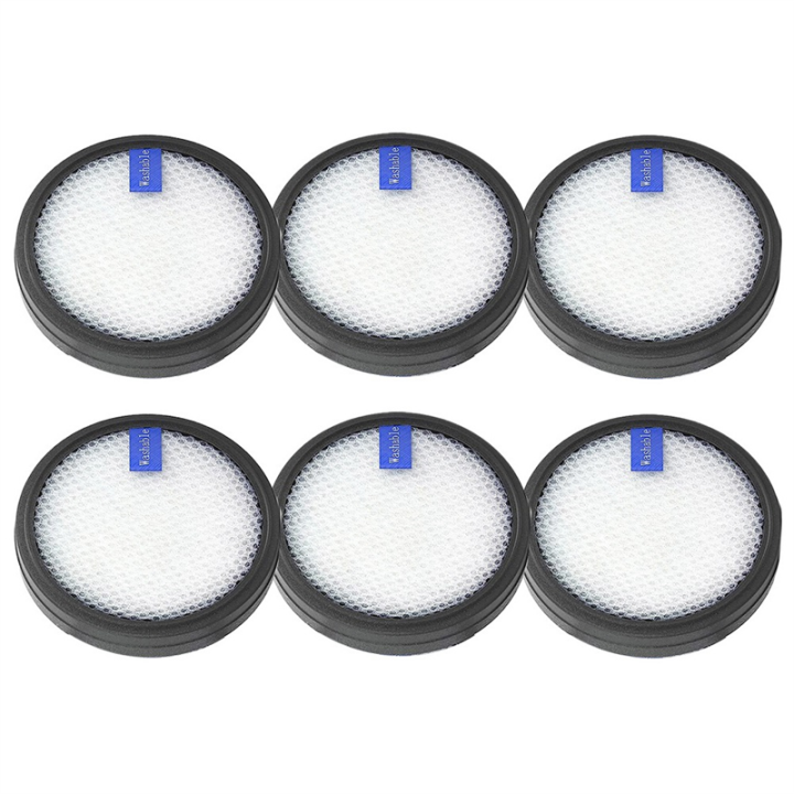 6 Pcs Washable Filter for PRETTYCARE W200 W300 W400 Vacuum Cleaner Replacement Cordless Vac Replacement Accessories