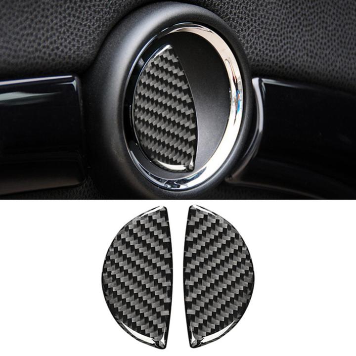 4X Carbon Fiber Car Interior Door Handle Stickers Decal Decor for Mini Cooper R55 R56 R60 Clubman Countryman F55 F54 F60