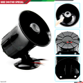 VIP Emergency 105dB Loud Horn for Car, Motorcycle, Electric Vehicle – 12V 30W Siren with 3 Tones, Easy Installation, Durable Design (for Emergency Vehicles and Permitted VIPs).