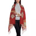 Printed Cal Antique Turkish Kilim Scarf Women Men Winter Fall Warm Scarves Bohemian Vintage Persian Carpet Tribal Shawl Wrap. 