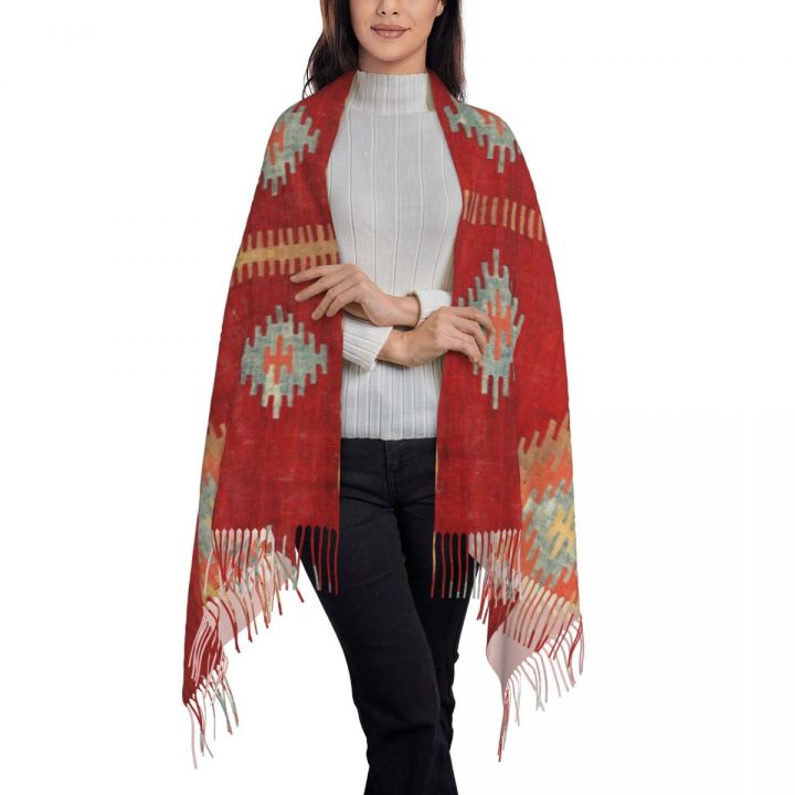 Printed%20Cal%20Antique%20Turkish%20Kilim%20Scarf%20Women%20Men%20Winter%20Fall%20Warm%20Scarves%20Bohemian%20Vintage%20Persian%20Carpet%20Tribal%20Shawl%20Wrap%20-%20Image%202