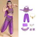 Kids Belly Dance Costumes Set Oriental Kids Indian Dance Costume. 