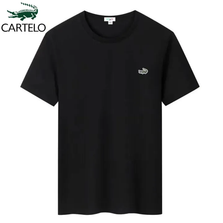 CARTELO%20Brand%20Clothing%20Men's%20T-Shirts%20Summer%20New%20Short%20Sleeve%20Authentic%20Embroidered%20Cotton%20Round%20Neck%20Casual%20Bottoming%20Shirt%20-%20Image%202