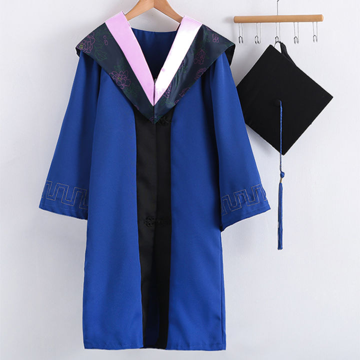 Bachelor%20Uniform%20Super%20Soft%20Bachelor%20Hat%20Graduation%20Cloak%20Photography%20Props%20Set%20-%20Image%203