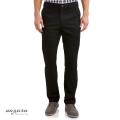 Slim-Fit Chino Gabardine Pants - Deep Black - Formal Pant For Men.