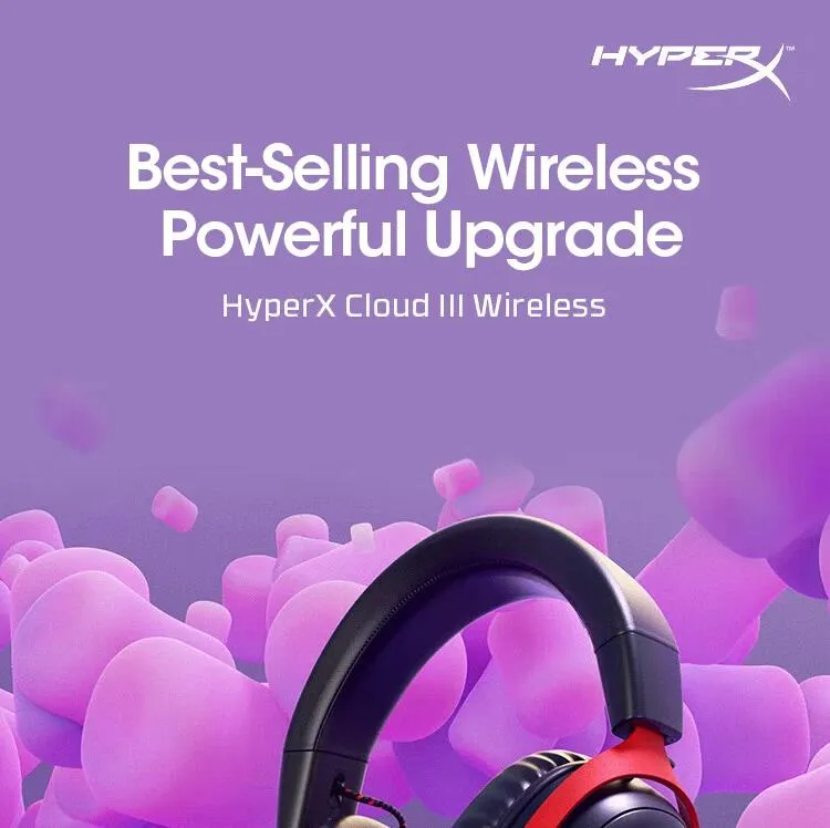 HyperX Cloud IIl Wireless Gaming Headset FPS headset Noise
