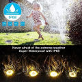 16 LED Solar Powered Lights Outdoor Ground Lights IP68 Waterproof Solar LED Garden Decorational Light 11.6 x 2.3 x 11.6CM -- Warm Light / White Light.