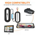 24h Parking Monitoring Car Dvr Dashcam Camera Hardwire Kit For Low Vol Protection Mini Usb Port 12-30v In 5v2.5a Car Assecories. 