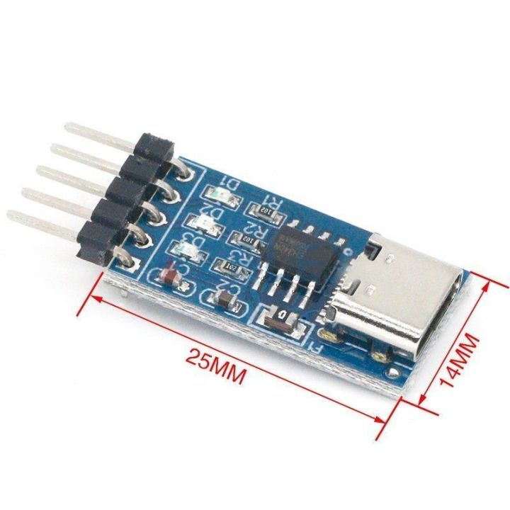 CH340%20TYPE%20C%20Serial%20Port%20Module%20HW-234%20CH340N%20TYPE-C%20Interface%20USB%20To%20TTL%20Serial%20Port%20Module%20CH340N%20DC%205V%203.3V%205%20Pin%20Leads%20Header%20Type%20C%20USB%20To%20TTL%20CH340N%20Module%20Adapters%20-%20Image%205