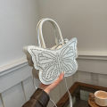 Unique Niche Design Bag 2024 New Women's Bag Popular Versatile Crossbody Bag Fashion Hand-Held Butterfly Bag. 