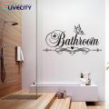 Window Clings Self Adhesive Butterfly Wall Sticker Bathroom Door Sign Decor. 