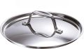 Stainless Steel Induction Sauce Pot with RQ and Handle - 24cm- Silver. 