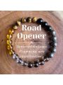 Natural stone crystal bracelet citrine pyrite tiger's eye stone to open the way bracelet to attract love successful people recom. 