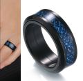 Style Stainless Steel Radium Ring for Men and Boys. 