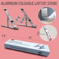 Laptop Stand Adjustable Aluminum Alloy Foldable Stand for 10-17 inch Tablets Notebook Laptop - Laptop Table.