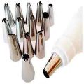 12 Piece Cake Decorating Set Frosting Icing Piping Bag Tips with Steel nozzles.