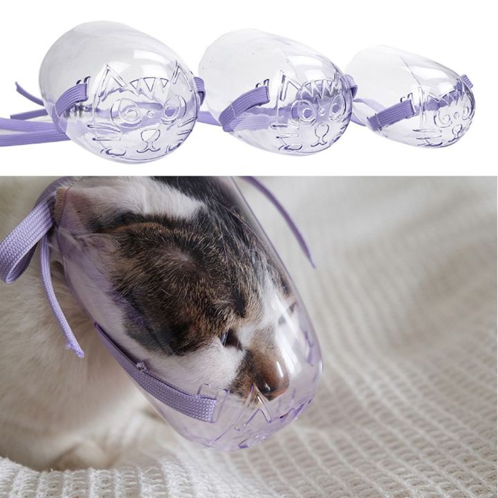 Kitten%20Cat%20Grooming%20Pet%20Mouth%20Cover%20Cat%20Recovery%20Anti-Bark%20Anti-Bite%20Cat%20Mask%20Cat%20Muzzle%20Transparent%20-%20Image%205