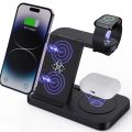 4 in 1 15W Foldable Wireless Charging Station For iPhone 14 13 12 Pro Max Apple Watch 8/7/6 Samsung Galaxy 5/4/3 Fast Charger. 