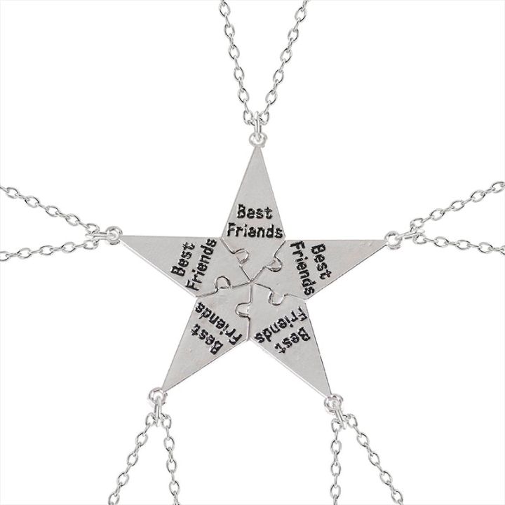 5-piece%20Fashion%20Men%20And%20Women%20Necklace%20Creative%20Stitching%20Five-pointed%20Star%20Alloy%20Pendant%20Best%20Friend%20Friendship%20Jewelry%20Gifts%20-%20Image%207