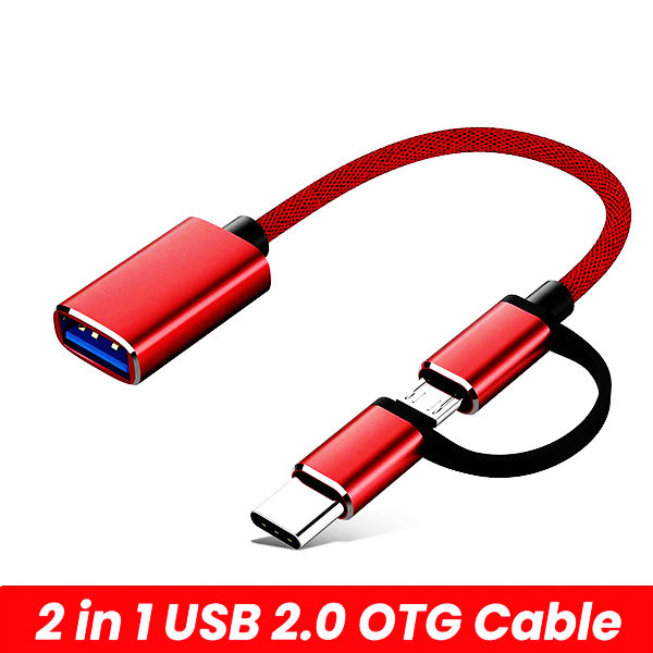 OTG Cable 2 in 1 USB 3.0 Two In One OTG Line Adapter Cable Type-C With Micro USB 3.0 Interface Charging Cable Line For Mobile Phone