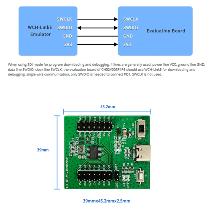 CH32V003%20Development%20Board%20Set%20Evaluation%20Board%20Set%2032-Bit%20General-Purpose%20RISC-V%20MCU%20Functional%20Application%20Assessment%20-%20Image%202