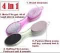 4 in 1 Multi-use Foot Care Brush Pumice Scrubber Pedicure Tool. 