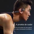 KS-19 Bone Conduction Headphones Bluetooth Wireless Earphones TWS Sports Neckband Headset with Mic for Cycling Workouts Running.