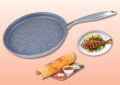 SKB Non Stick Dosa tawa 26cm marble coating, stainless steel cooker.