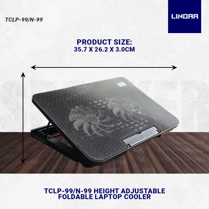 TCLP-99/N-99%20Height%20Adjustable%20Foldable%20USB%20Plastic%20Double%20Fans%20Laptop%20Cooler%20Cooling%20Pad%20Stand%20Lindaa%20-%20Image%204
