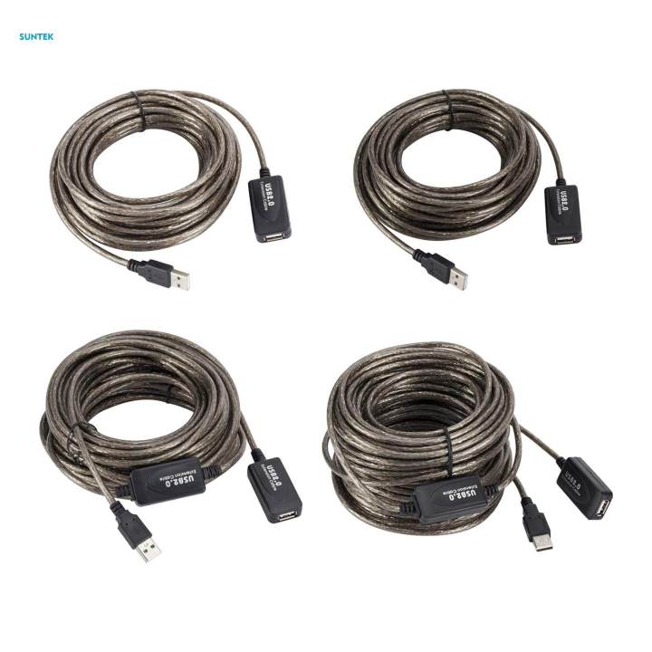 USB 2.0 Extension Cable USB Extender for Loudspeakers Headsets 20 Meter