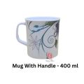 Sharif Melamine Mug/Drinking Mug with Handle/Melamine Mug-400ml. 