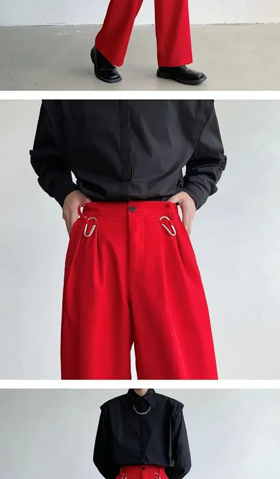 strapless open back dress Men's Italian Cotton Lempre Pants by StudioSuits