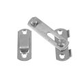 1Set Hasp Latch METAL Hasp Latch Lock Sliding Door Lock for Window Cabinet Fitting & 20Pcs Wire Fixing Clamp Clip White. 