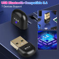 Bluetooth-Compatible 5.4 Adapter Wireless USB Adapter Bluetooth-Compatible Dongle for PC Speaker Wireless Mouse Keyboard Windows. 