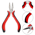 3 Pack 45 Steel Jewelry Bead Crimper Tools Crimping Press Plier for Jewelry Making Red. 