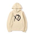 The Weeknd Solid Color Printed Hoodies XO Fashion Letter Print Hooded Sweatshirt Men Women Harajuku  Hop Pullover Hoodie Tops. 