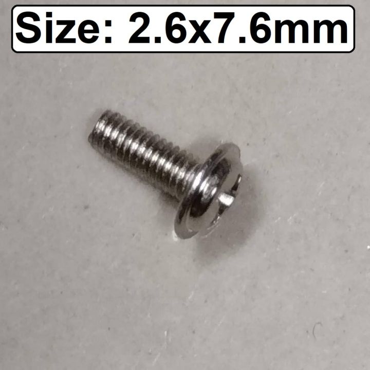 10Pcs-%20CHINA%20M2.6%20Round%20Head%20Screws%20M2.6%C3%977.6mm%20Stainless%20Steel%20Round%20Cro-ss%20Pan%20Head%20Machine%20Screw%20Bolts%20Self%20Tapping%20Plain%20End%20M2.6%20Crosshead%20Screws%20-%20Image%205