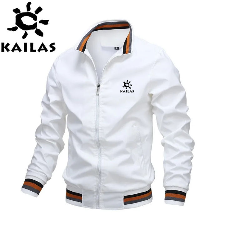 KAILAS%20Men's%20jacket%20with%20zip%20collar%20standing,%20waterproof%20bomber%20jacket,%20outdoor%20blazer,%20casual%20Fall%20and%20winter%20-%20Image%202