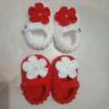 Tow pair Newborn Baby Knit Woolen Sock Infant Girls Crochet Toddler Crib Shoes - Baby Shoes Girls. 
