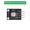 RGB SMD LED 3 Color Module Circuit Board RED GREEN BLUE RGB With 4 Pin Cables Header For Arduino DIY LED Light Bulbs RGB LED Module. 