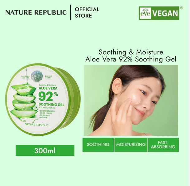 FOOD%20A%20HOLIC%20Calming%20&%20Moisturizing%20Aloe%20Vera%20Purity%2092%25%20Soothing%20Gel%20300ml%20-%20Image%208