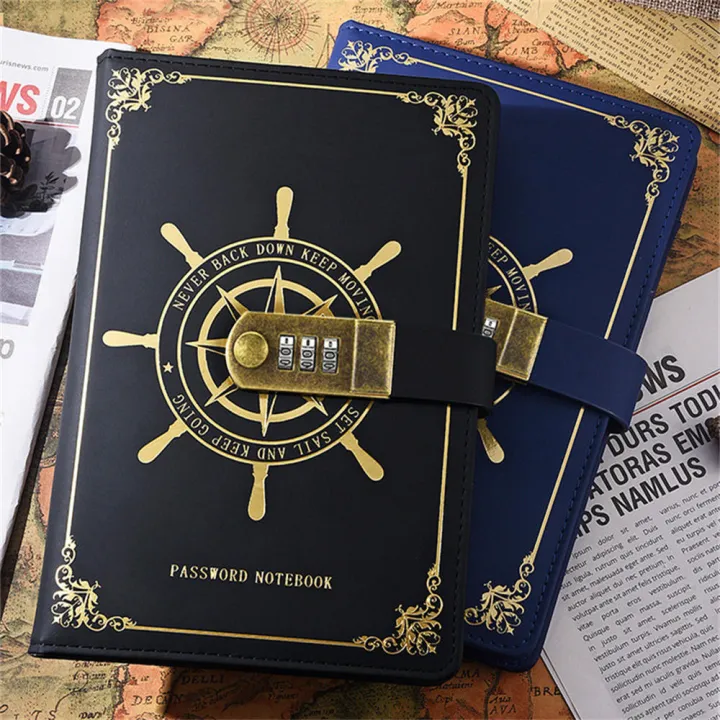 Sailor's%20Voyage%20Password%20Notebook%20Locked%20Diary%20Book%20Password%20Journal%20PU%20Leather%20Sailor's%20Notebook%20Office%20Stationery%20Journal%20Book%20Retro%20Notebook%20-%20Image%203